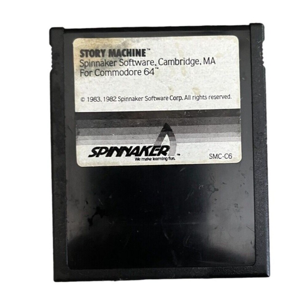 Commodore 64 Story Machine 1983 Computer Video Game Cartridge Tested